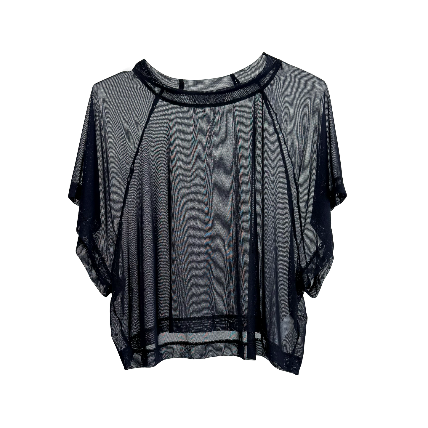 Cropped Raglan Liquid Mesh