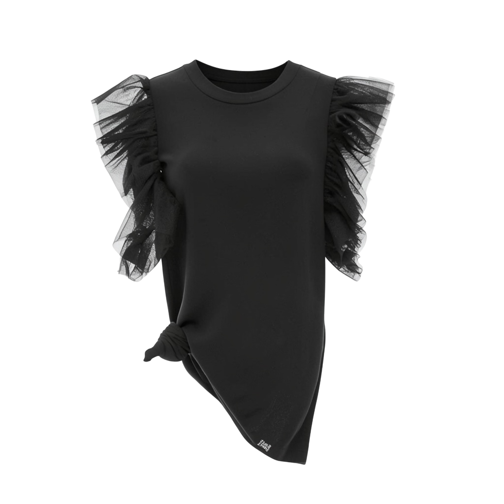 Shirt puffed Sleeve