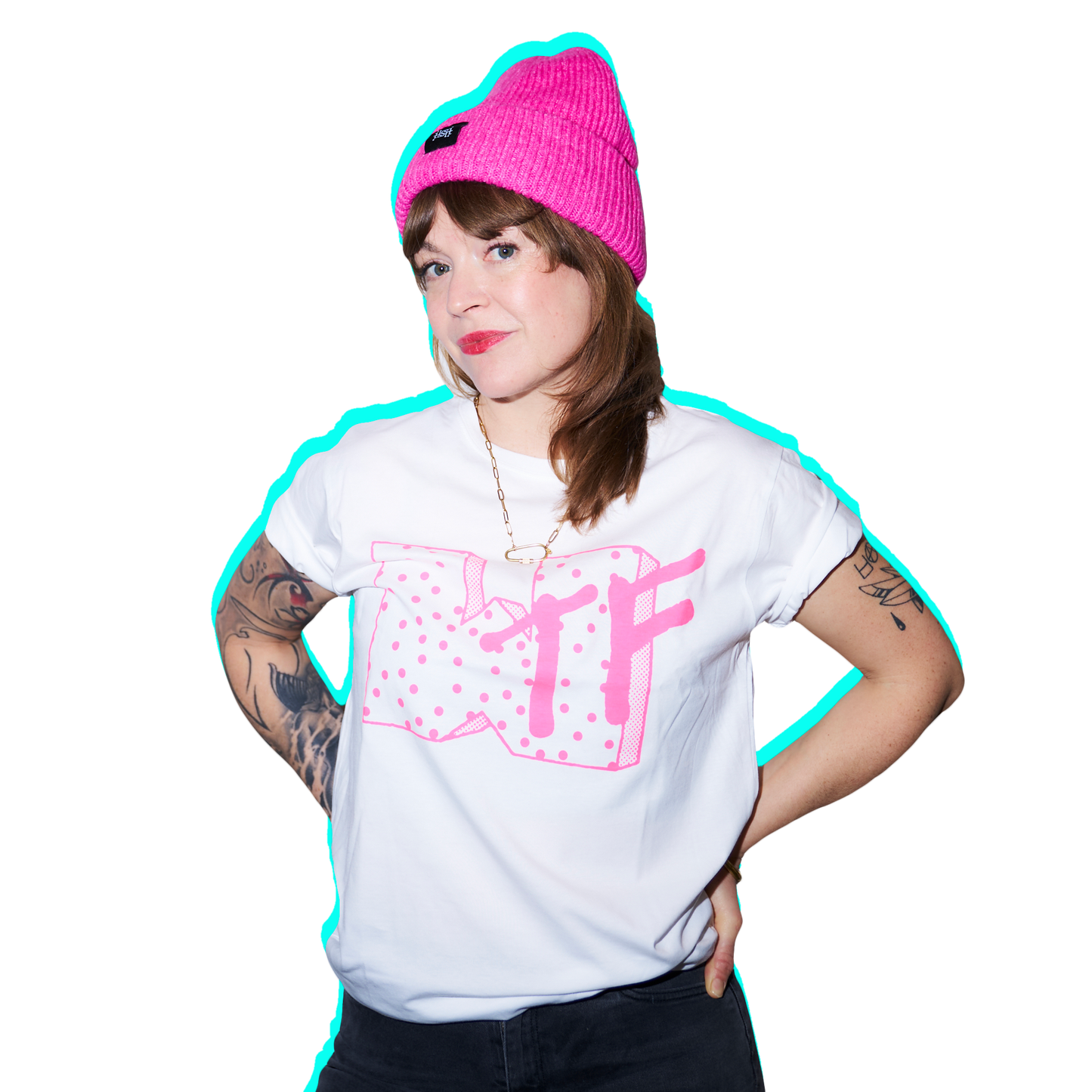 Beanie Poppy - Gestrickte Mütze aus recyceltem Polyester