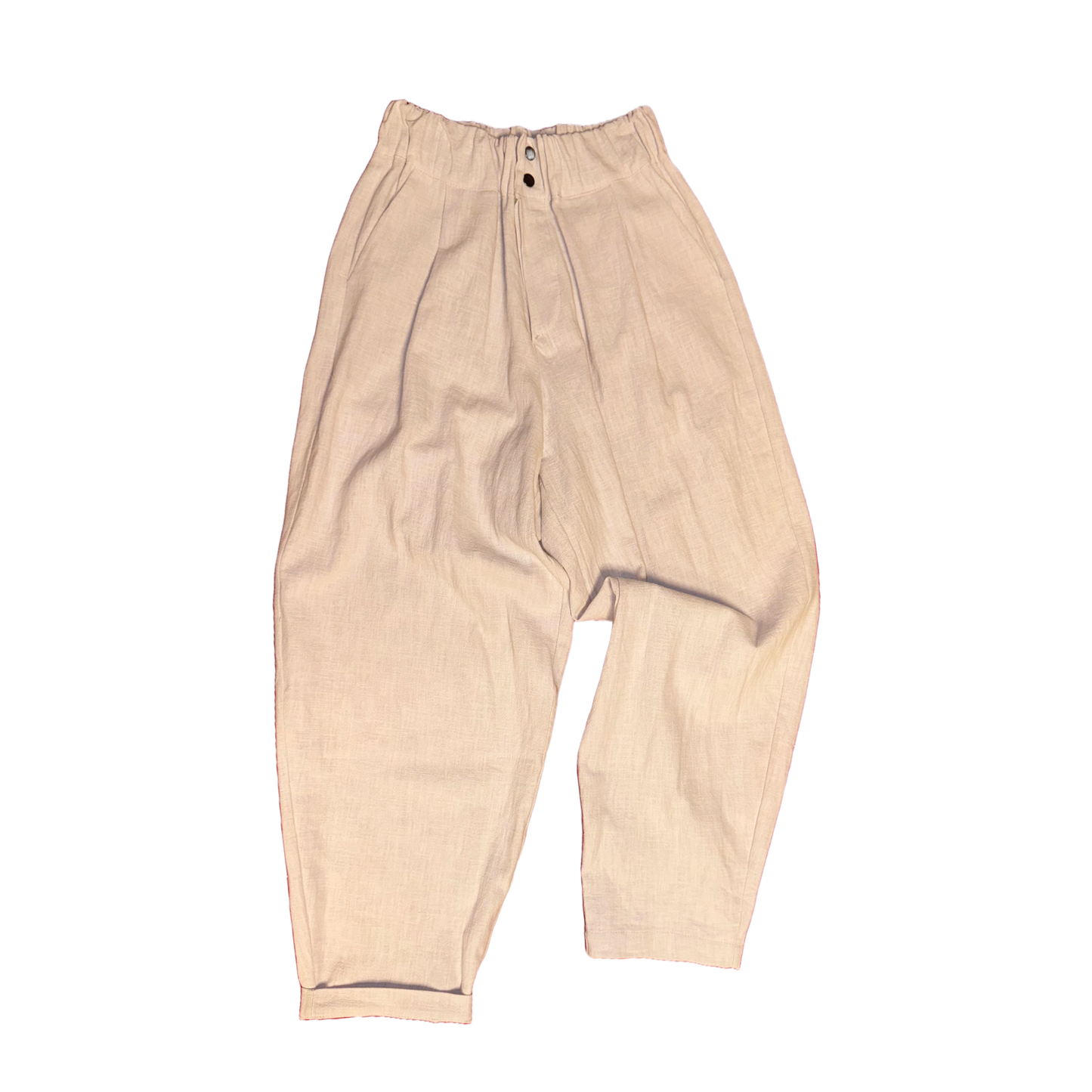 G-Pants Leinen Beige