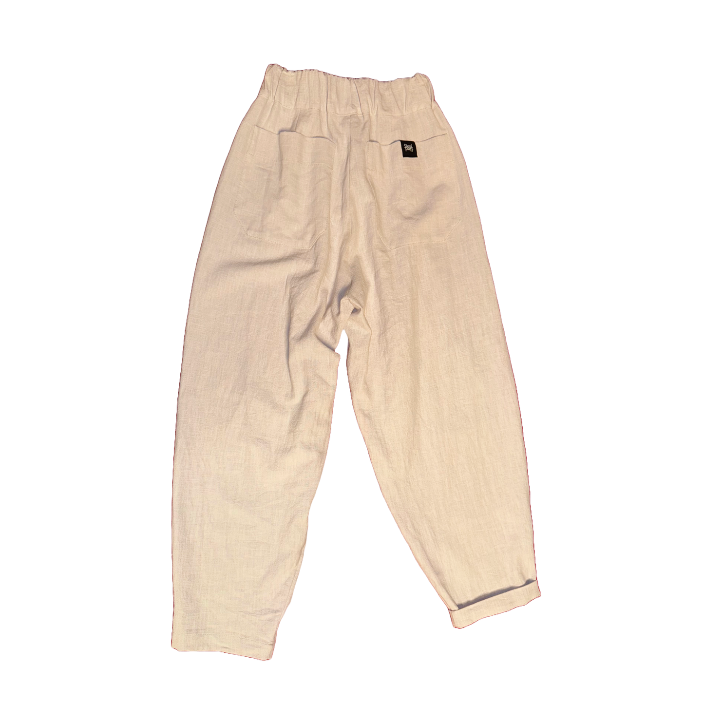 G-Pants Leinen Beige