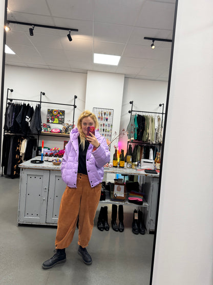 Hooded Padded Lavender