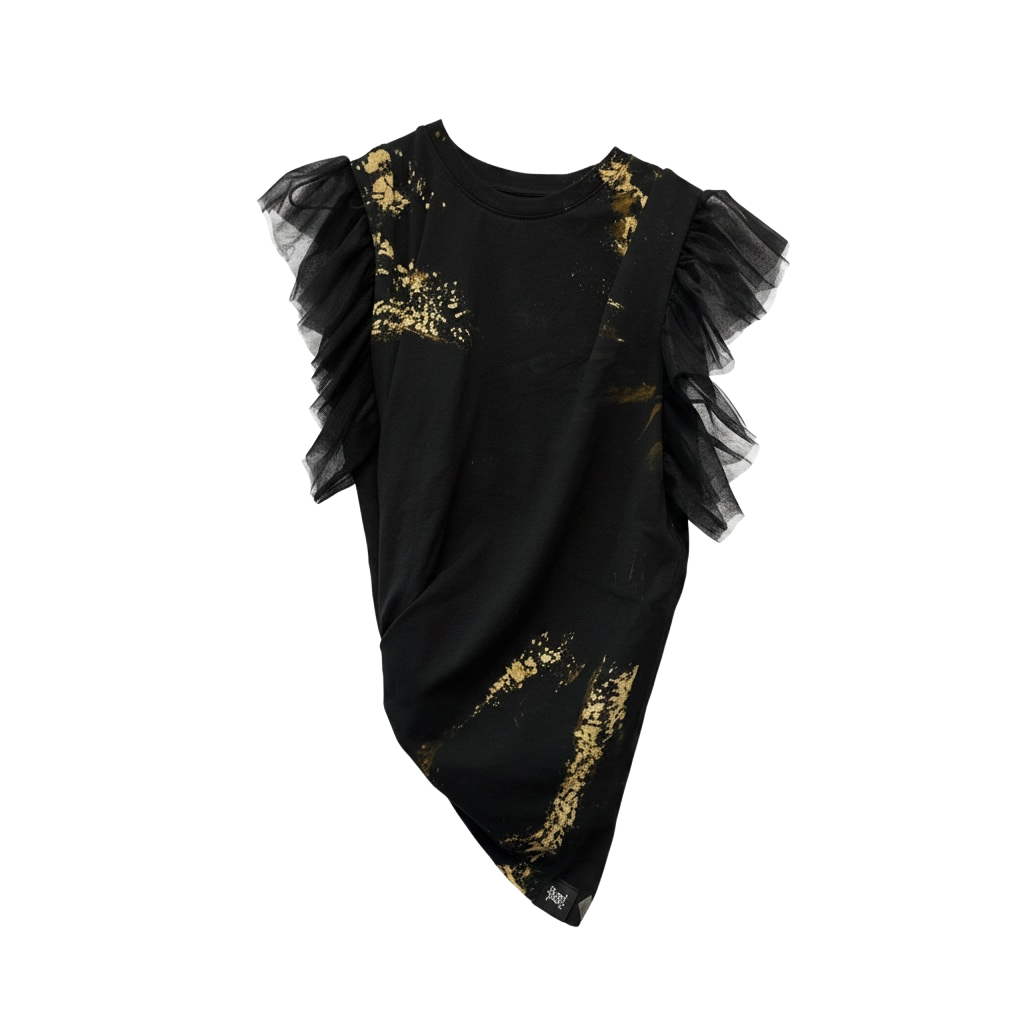 Shirt puffed Sleeve