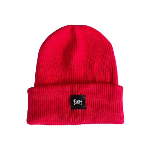 Beanie Rib red