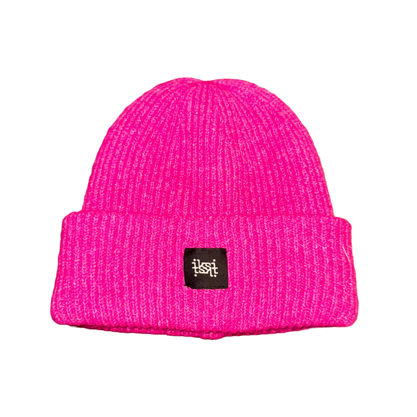 Beanie Poppy Pink - Gestrickte Mütze aus recyceltem Polyester
