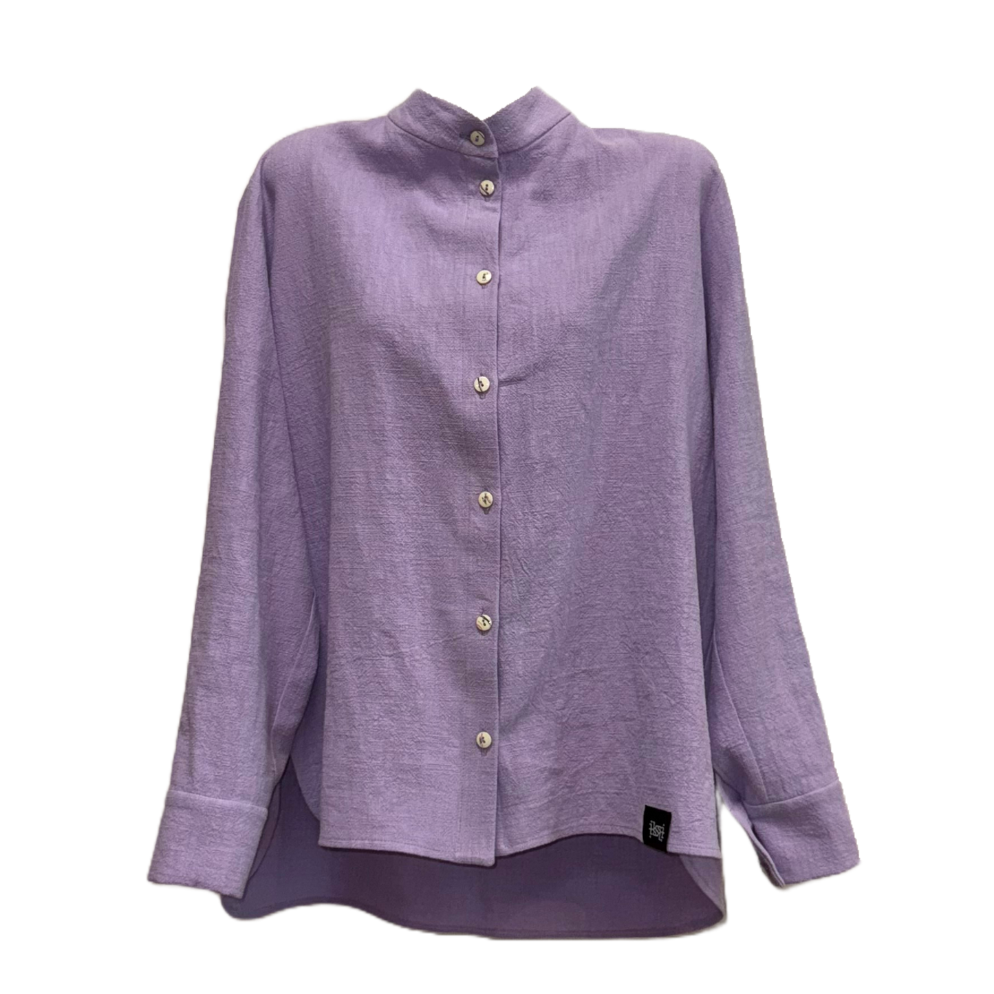 Blouse Dari Leinen Lavendel