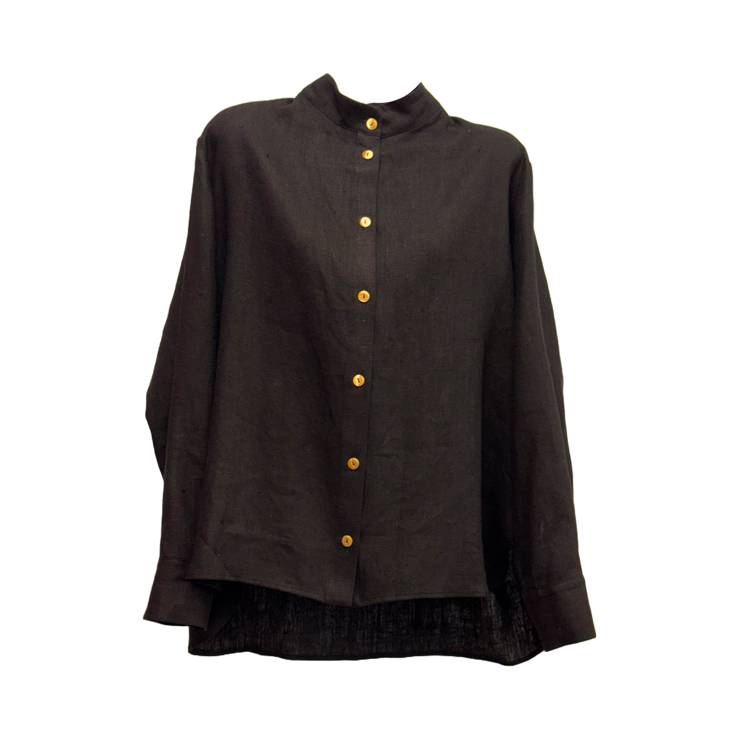 Blouse Dari Leinen Black