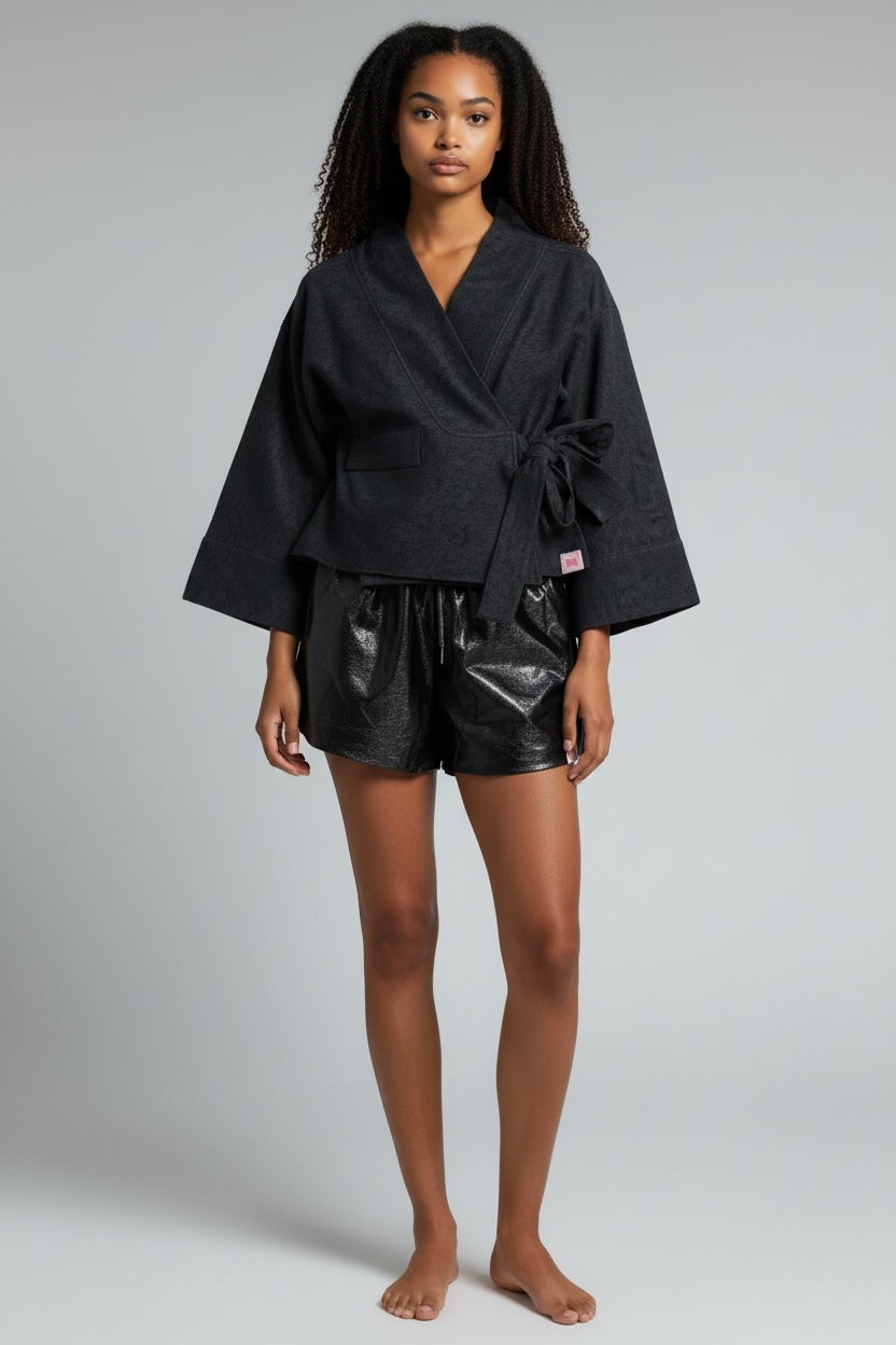 Wickeljacke Leo black