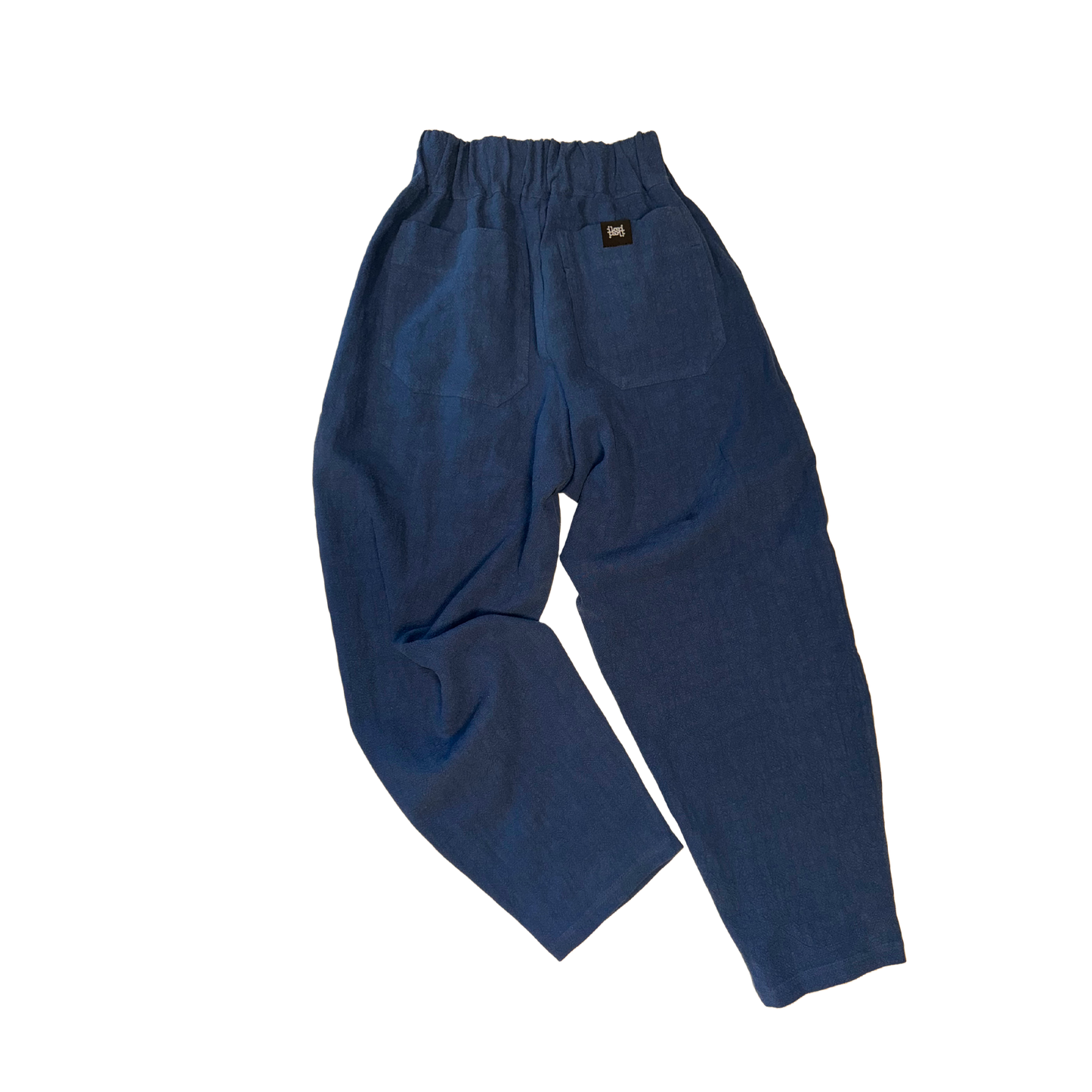 G-Pants Leinen Blau