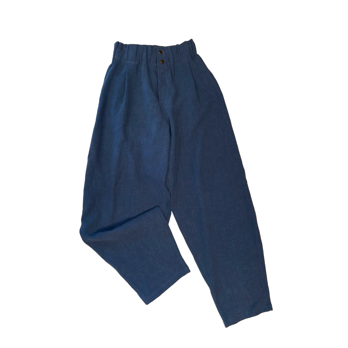G-Pants Leinen Blau