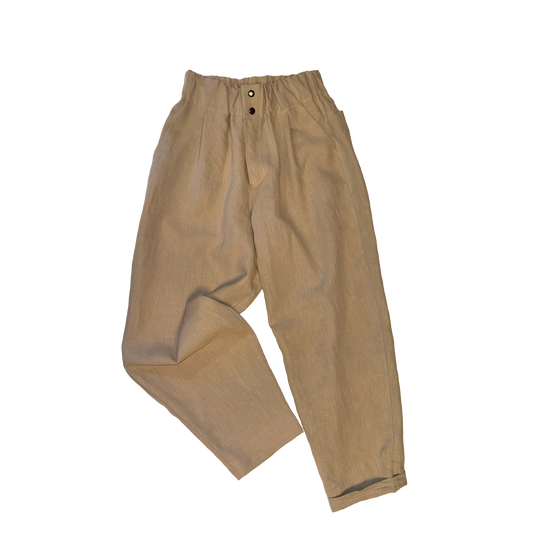G-Pants Leinen Sand