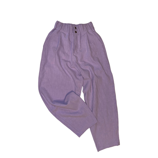 G-Pants Leinen Lavendel
