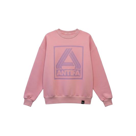 Crewneck - Antifa rosa