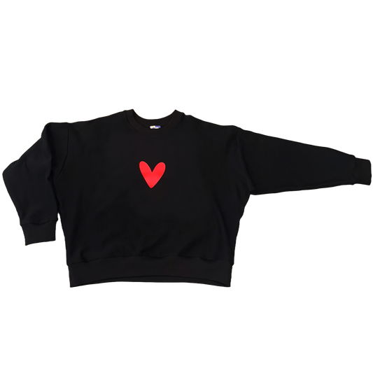 Crewneck - Herz rot