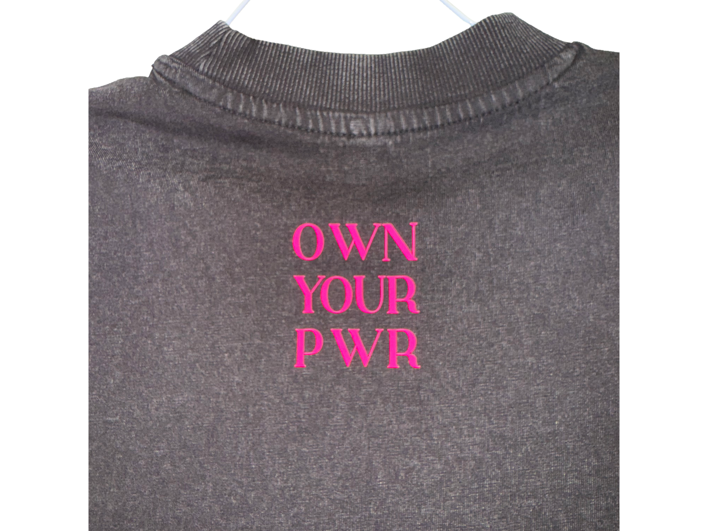 Dress OWN YOUR PWR dark grey