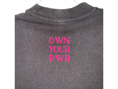 Dress OWN YOUR PWR dark grey