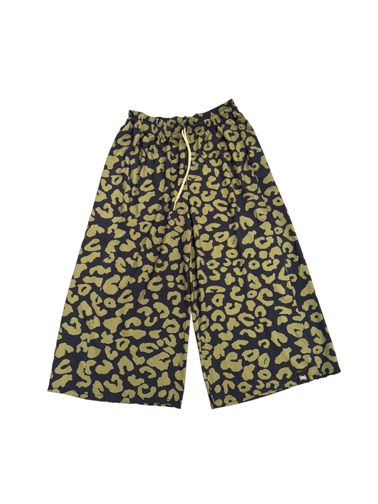 Culotte Leo blueish black & oliv