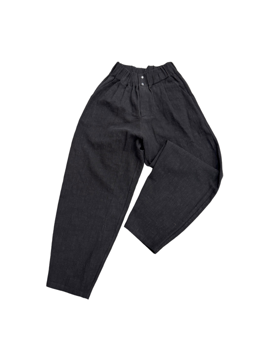 G-Pants Leinen Black