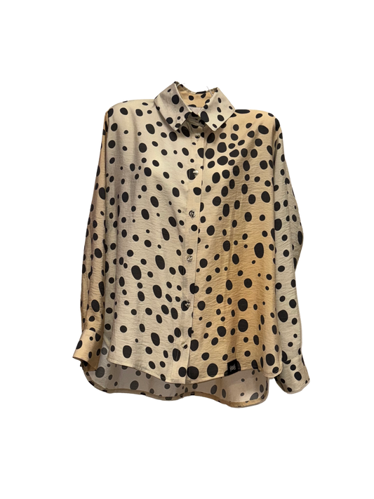 Blouse Dari collar modal dots