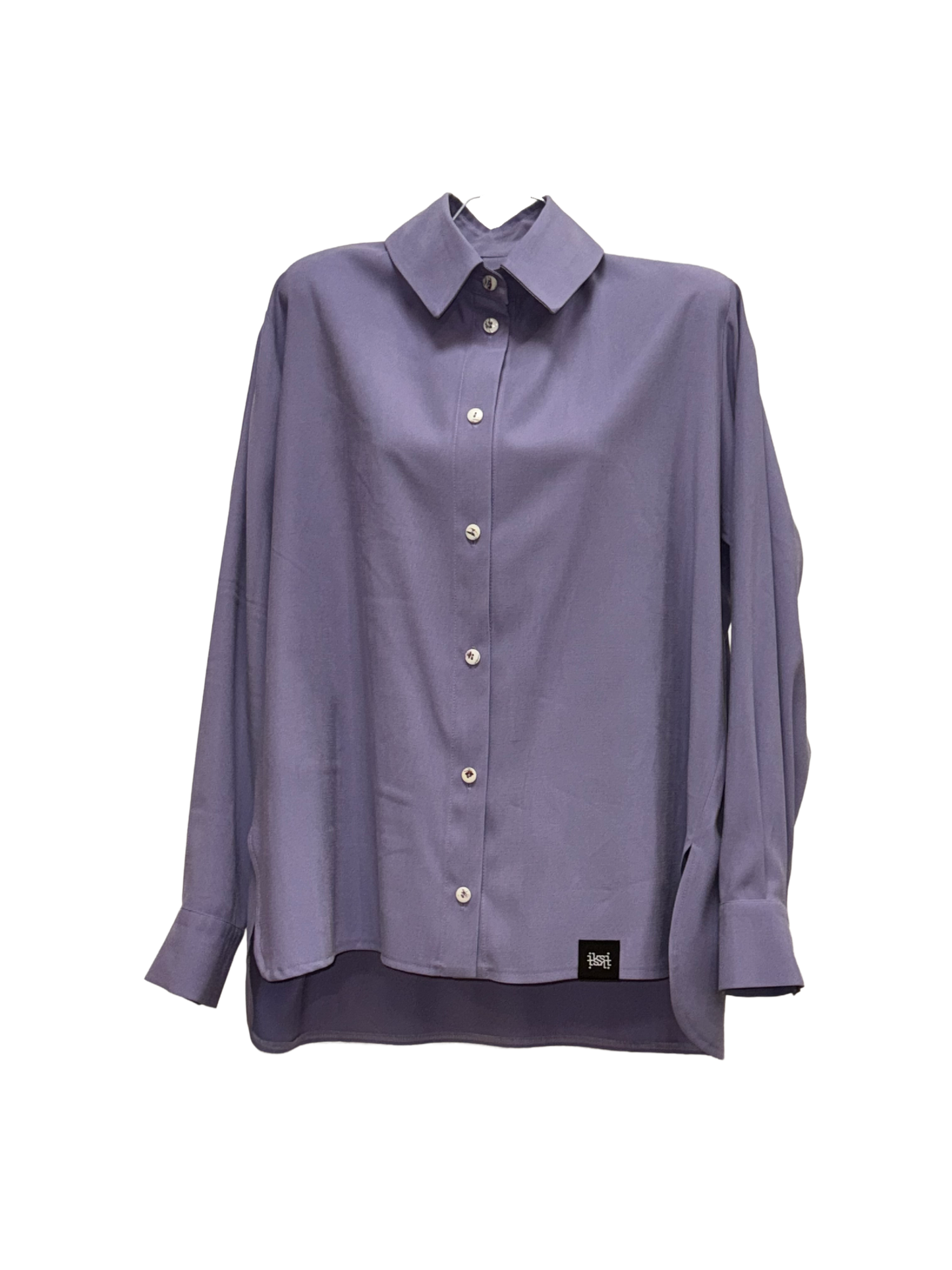 Blouse Dari collar cupro lavender