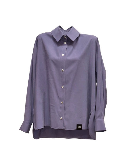 Blouse Dari collar cupro lavender