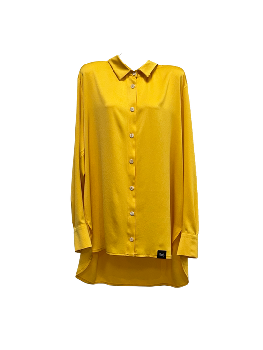 Maxi Blouse Dari collar glossy sun