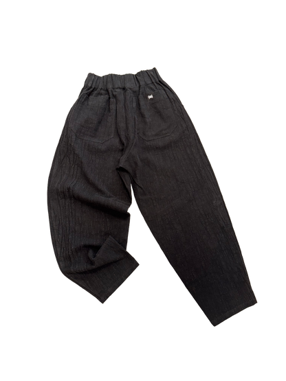G-Pants Leinen stonewashed Black