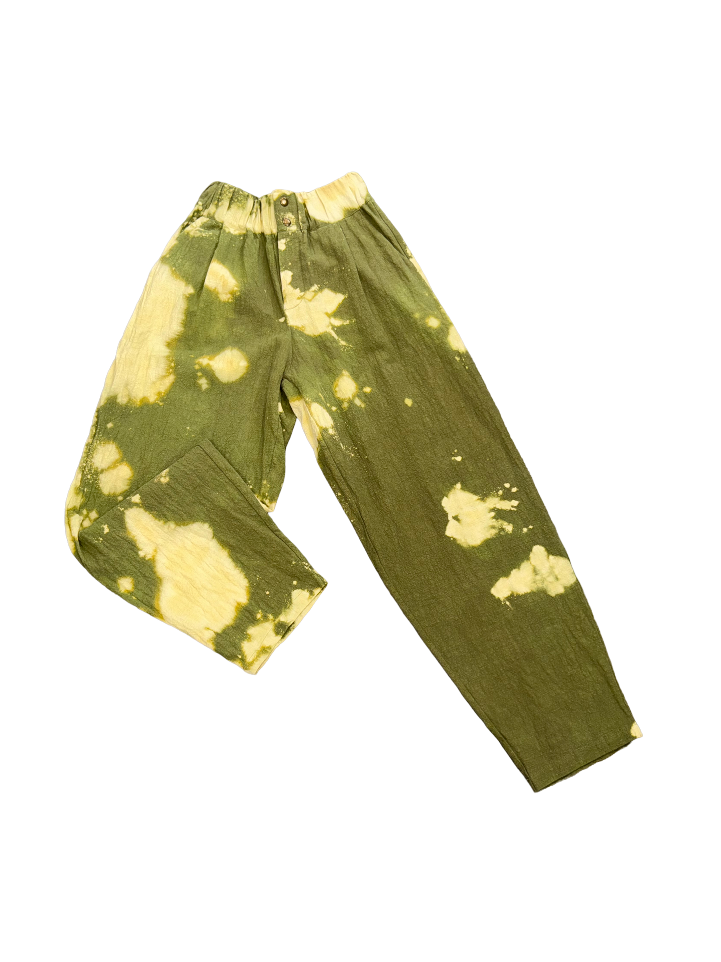 G-Pants Leinen stonewashed Oliv acid