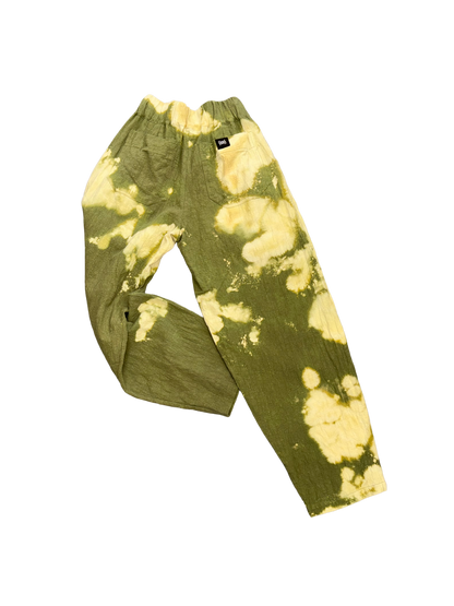 G-Pants Leinen stonewashed Oliv acid