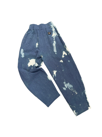 G-Pants Leinen stonewashed Blau acid
