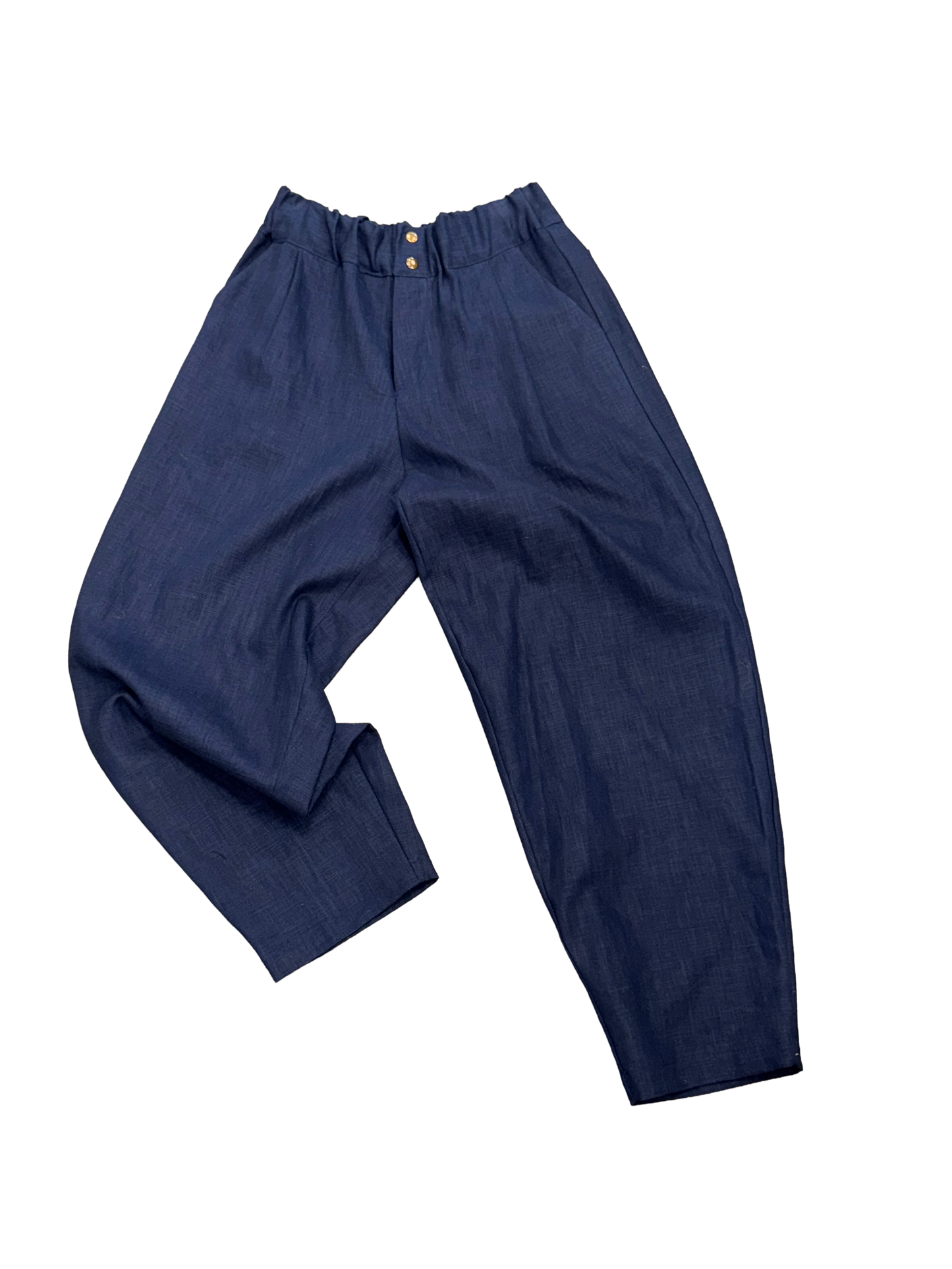 G-Pants Leinen Navy