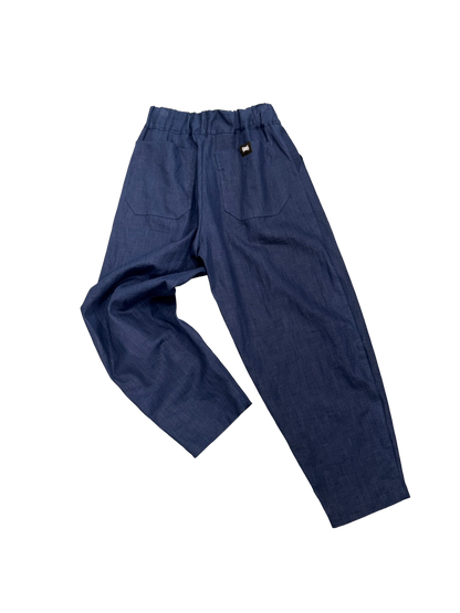 G-Pants Leinen Navy