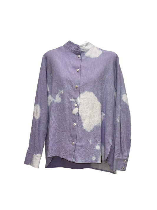 Blouse Dari Leinen stonewashed Lavendel acid