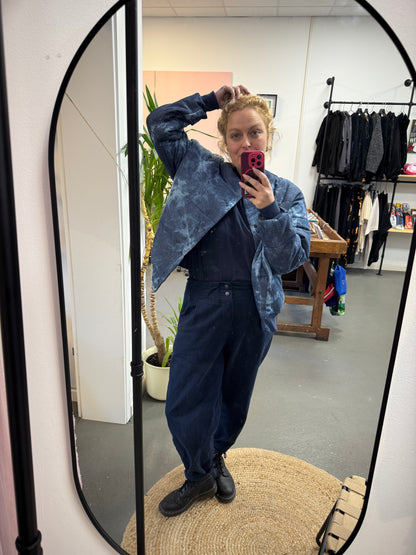 Blouson Bomber padded blue