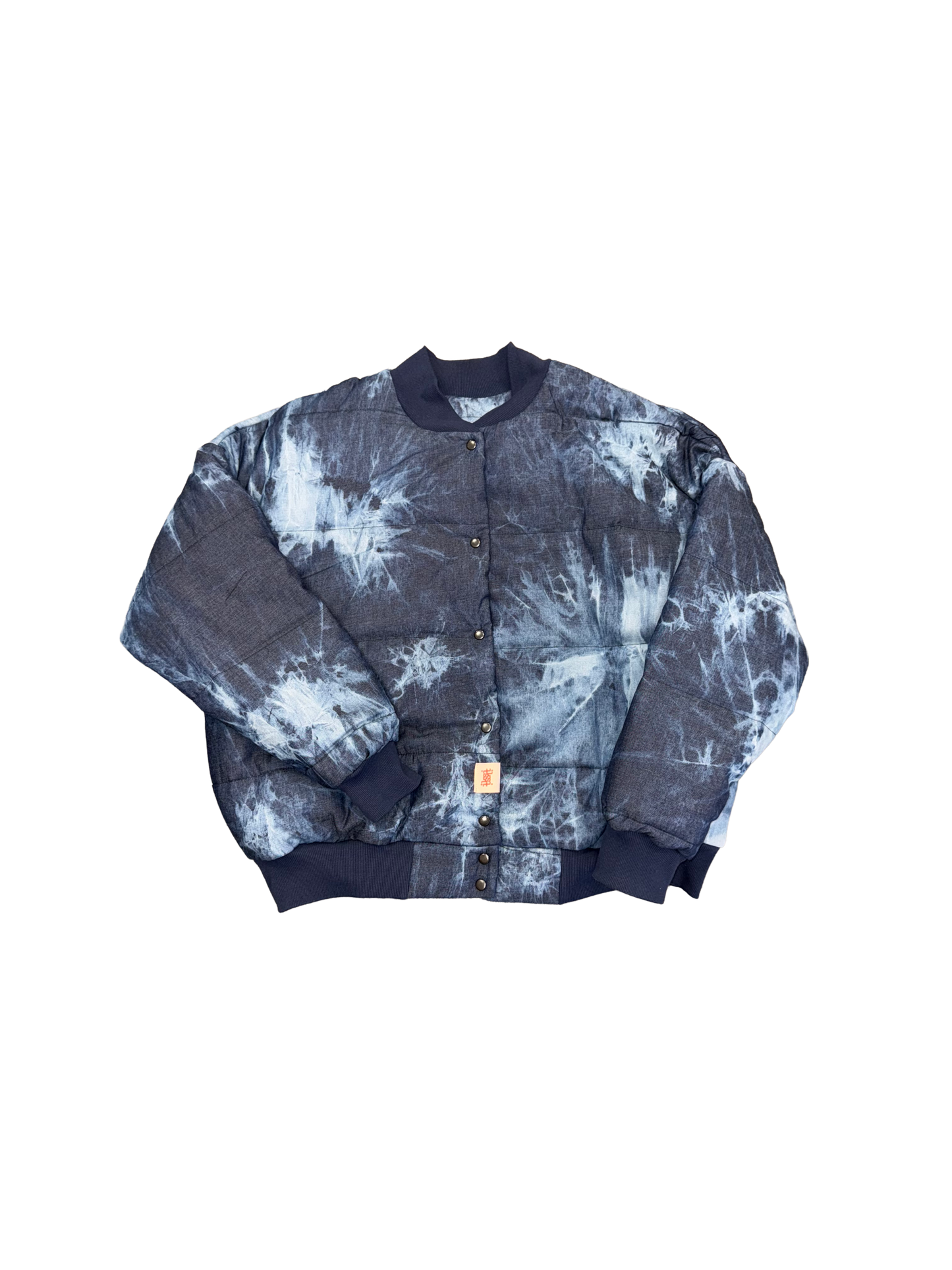 Blouson Bomber padded blue