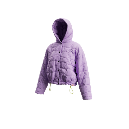 Hooded Padded Lavender