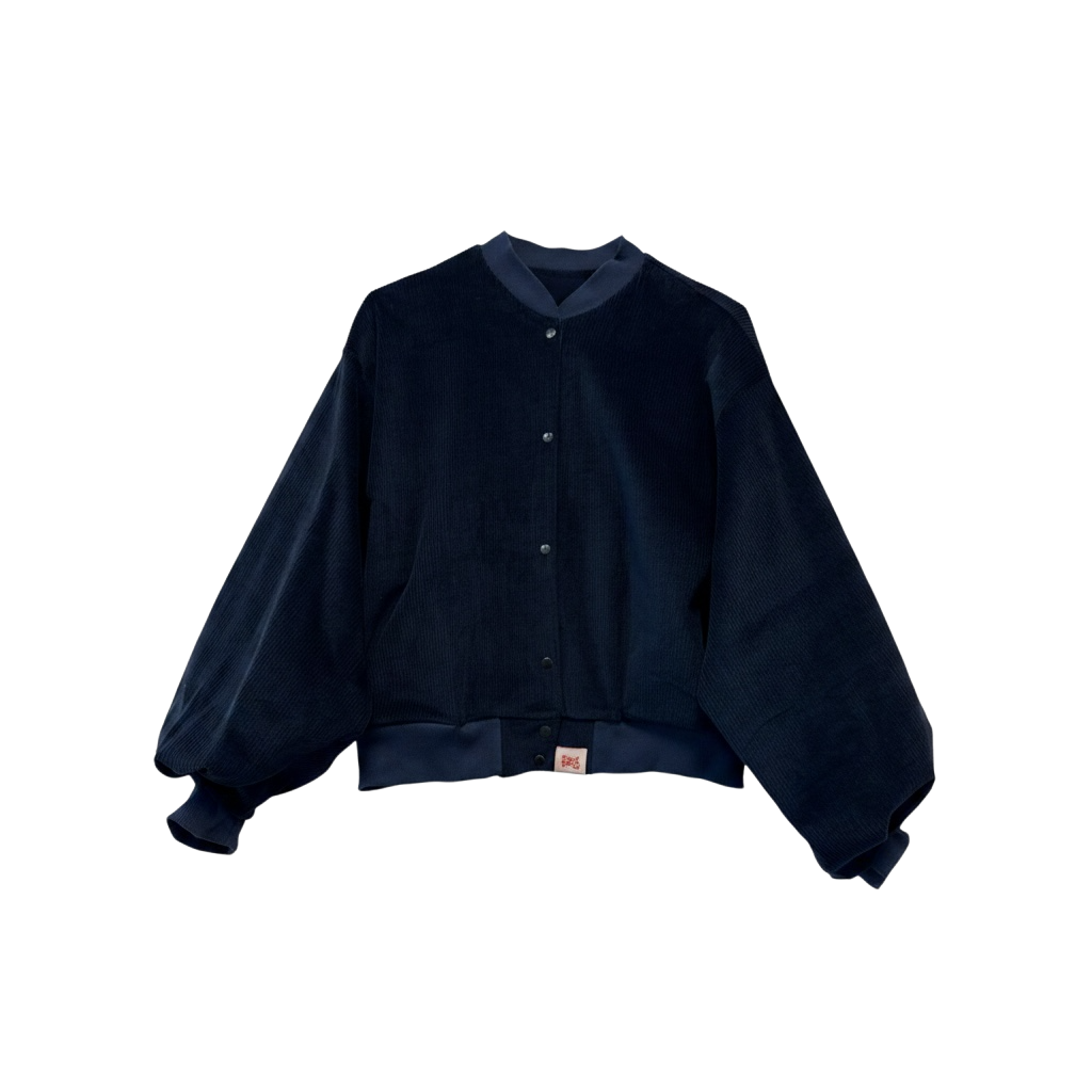 Puffed Sleeve Bomber Cord