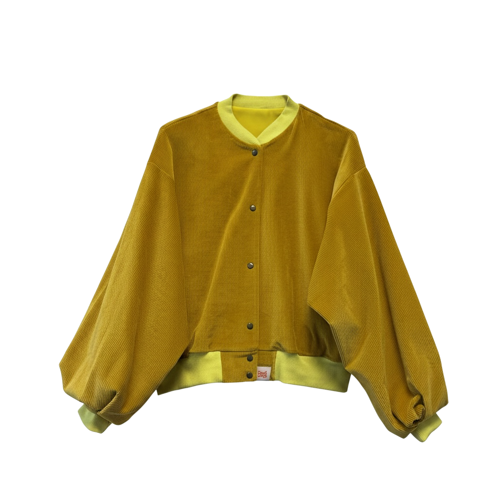 Puffed Sleeve Bomber Cord