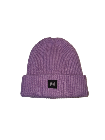 Beanie Poppy Lavender - Gestrickte Mütze aus recyceltem Polyester
