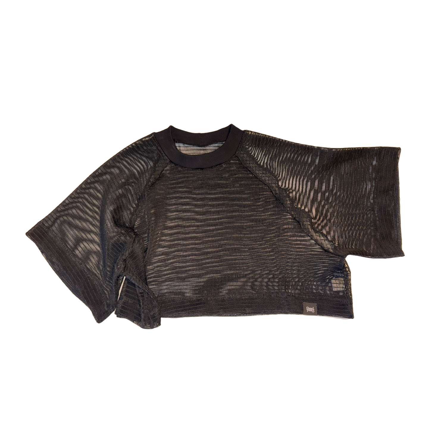 Cropped Raglan Tech Mesh